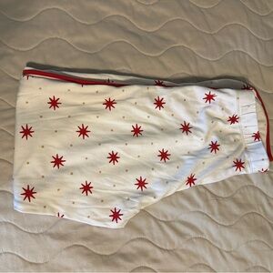 Lake Pajama Pants with Red Stars